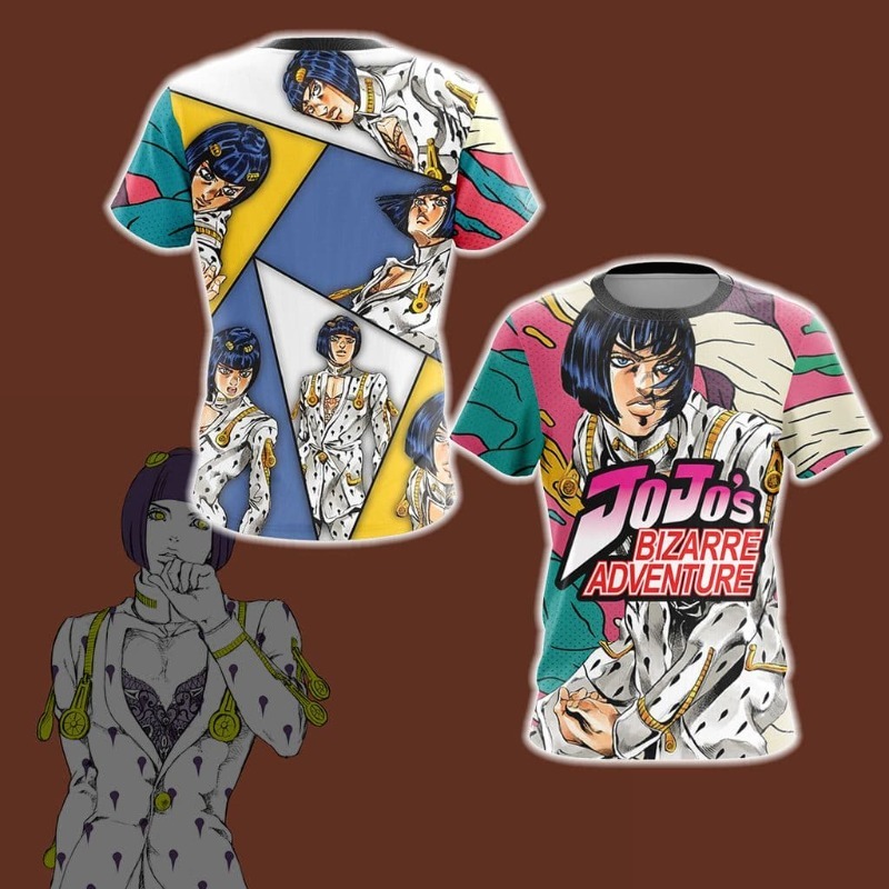 Jojo Anime Merchandise - Nuova Maglia a Tema Bruno Bucciarati