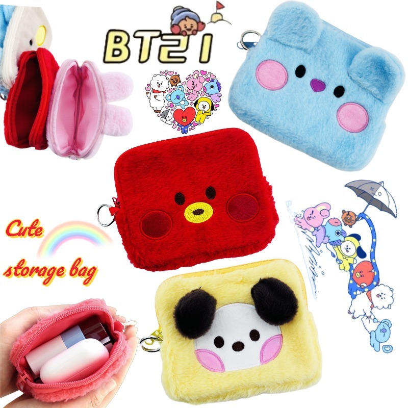 Anime Tote Bag - Borsa cosmetica bidimensionale BT21 Koya Tata