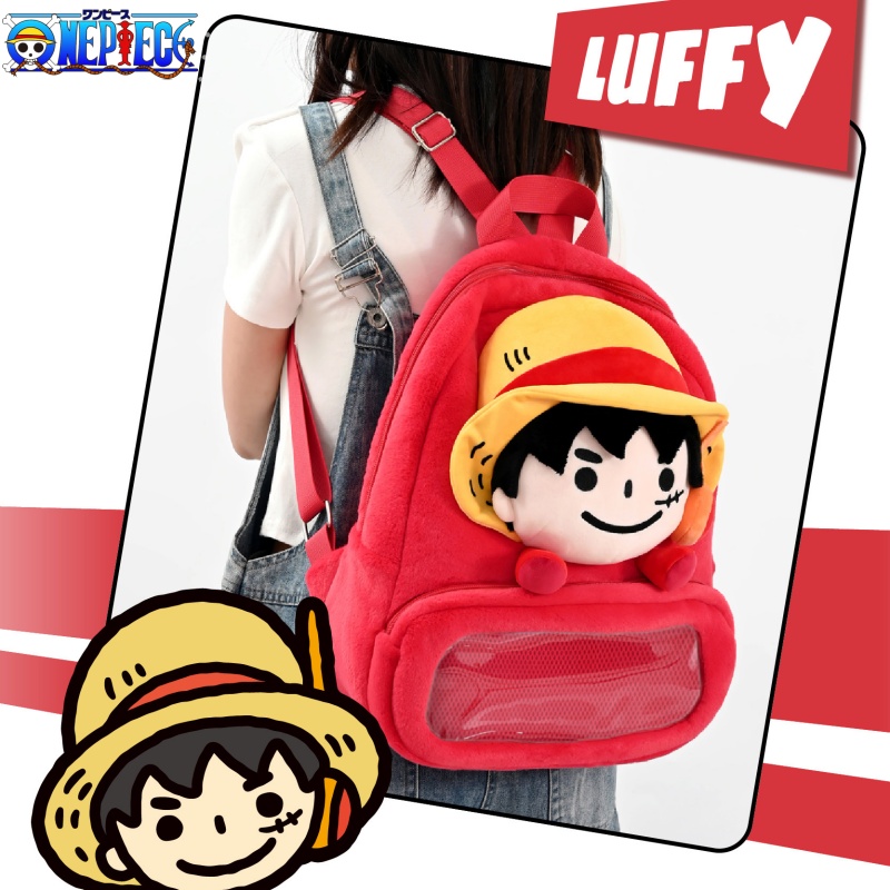 Anime Merchandise From Japan - Zaino One Piece Cartoon Monkey D.