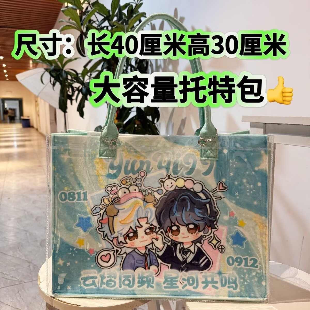 Borsa tote modificata Yunyi Xi - Anime Tote Bag recensione e prezzo